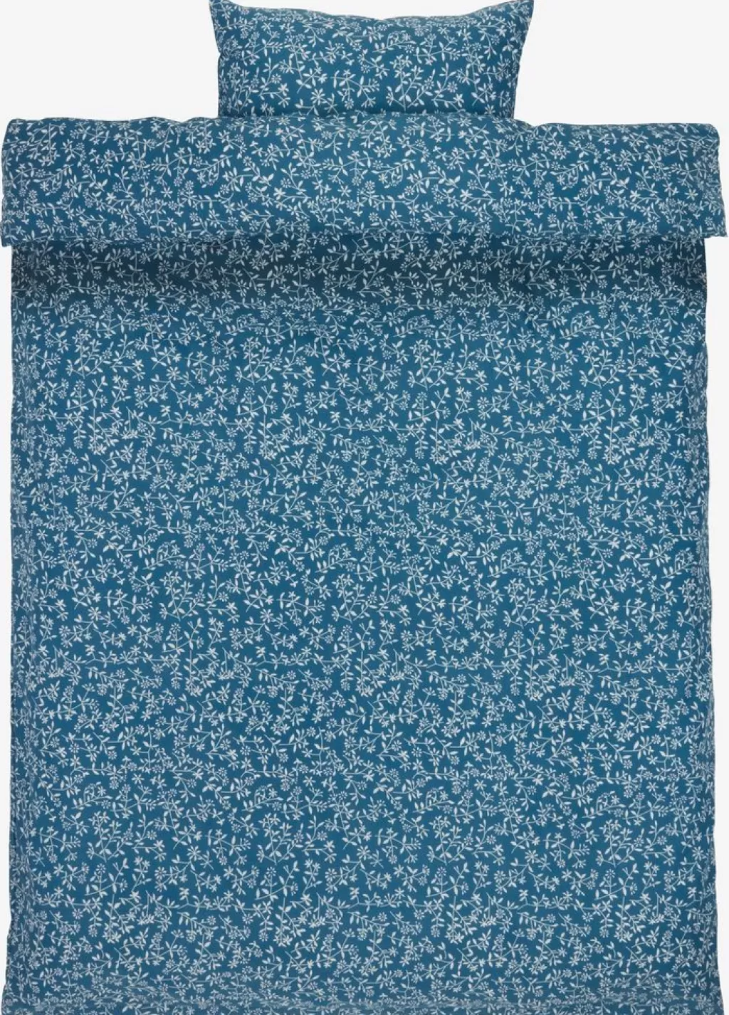 Outlet BELLA Bettwäsche Mikro 135x200 blau Staubblau