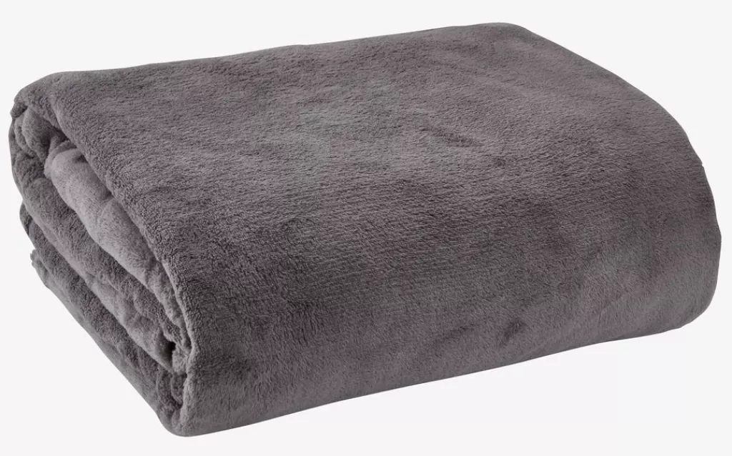 Cheap DRAGEHODE Fleecedecke 140x200 Fleece grau Dunkelgrau