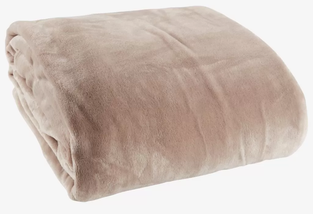 Best GULSKOLM Fleecedecke 220x240 Fleece Taupe