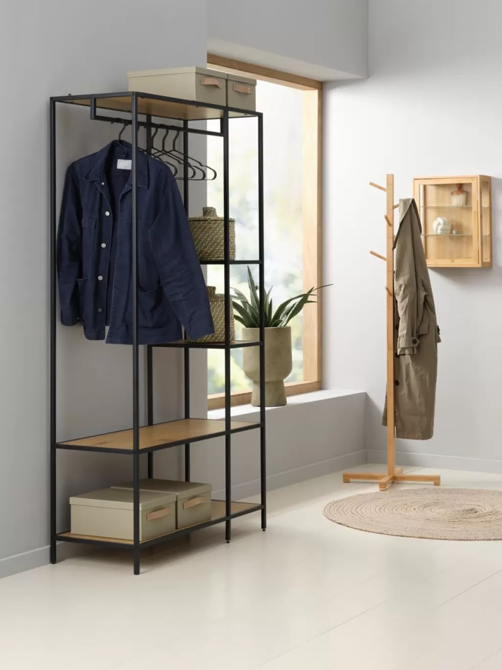 Shop TRAPPEDAL Flurgarderobe schwarz/eiche