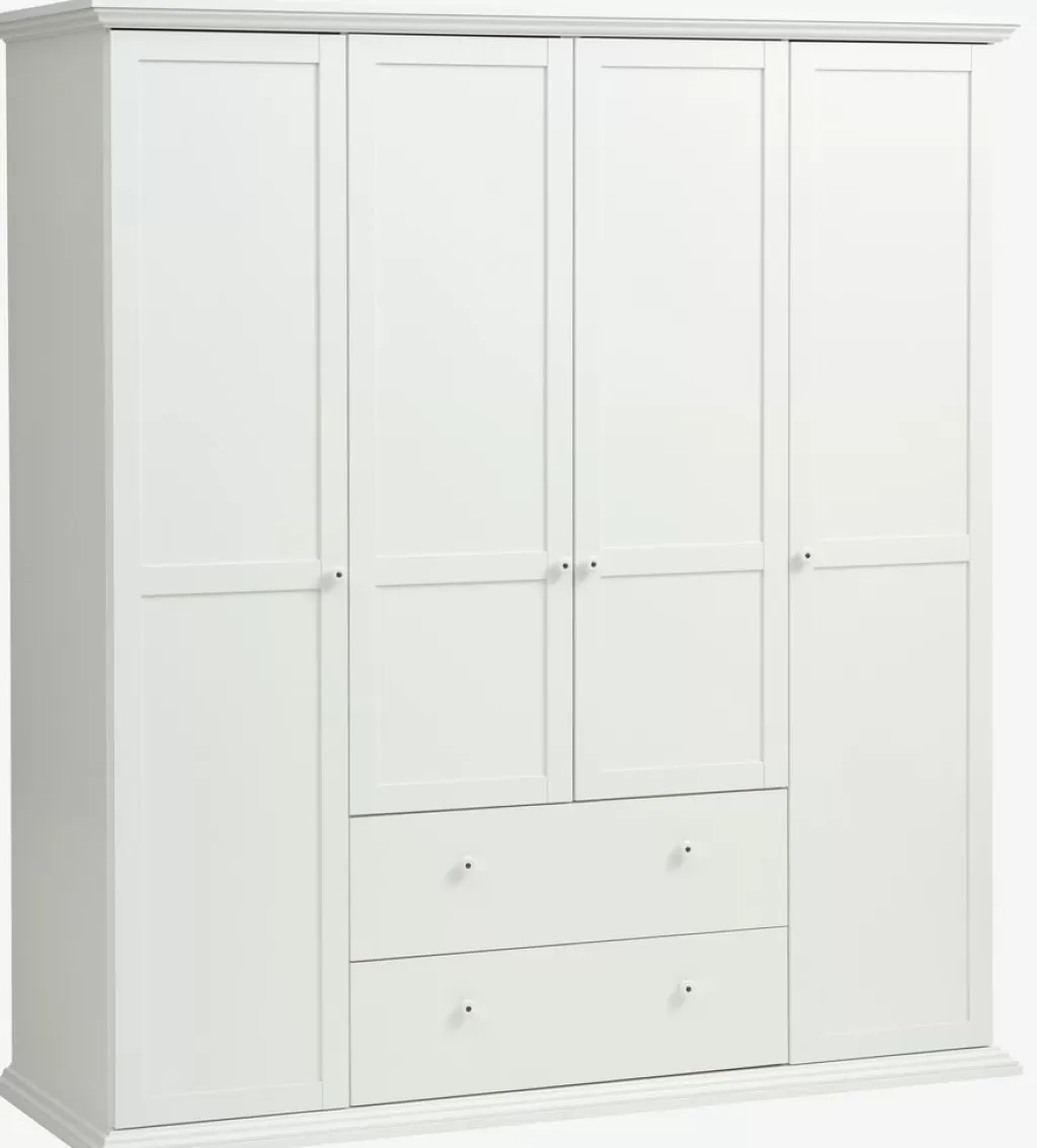 New FREDENSBORG Kleiderschrank 183x200 weiß