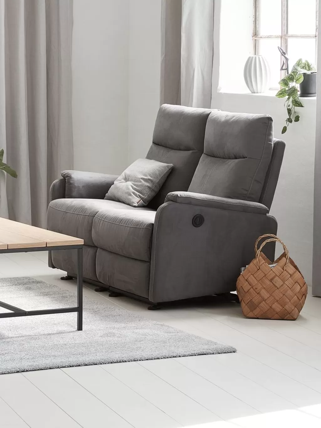 Cheap ABILDSKOV Relaxsofa Stoff grau