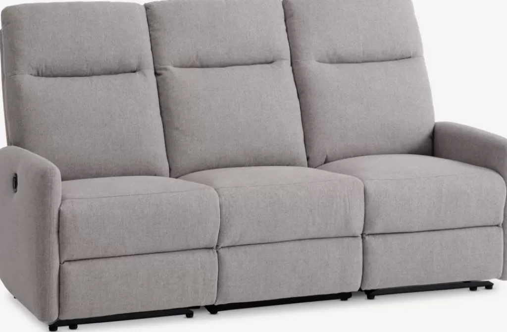 Outlet VONSILD Relaxsofa 3-Sitzer elektrisch hellgrau