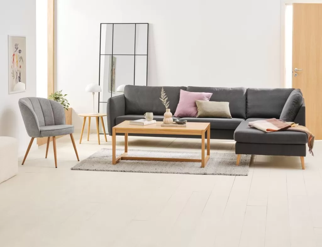 Shop HOLMDRUP Sessel grau/eiche