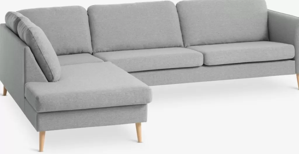 Online AARHUS Sofa Ecke offen links Hellgrau