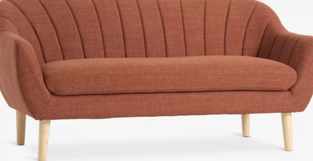 Sale EGEDAL Sofa 2,5-Sitzer Stoff / eichenfarben Terrakotta