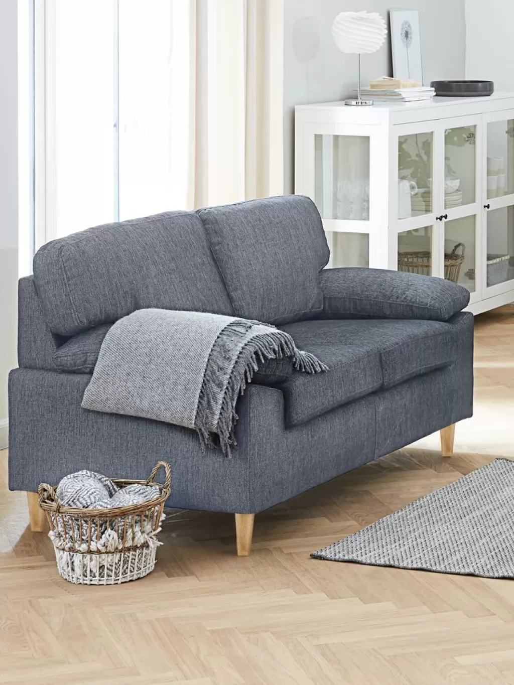 Outlet GEDVED Sofa 2-Sitzer Grau