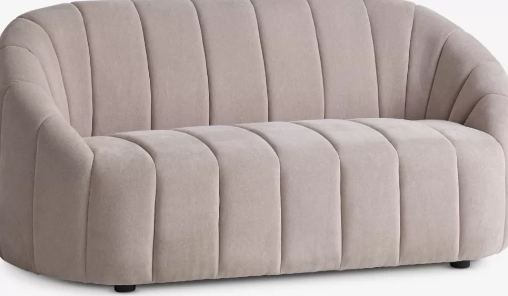 Best HUNDIGE Sofa 2-Sitzer Stoff beige