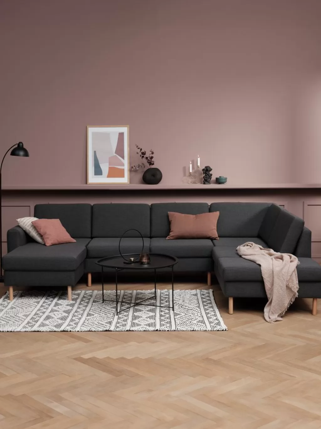 Online SVALBARD Sofa Ecke rechts Dunkelgrau