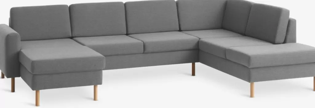 Clearance SVALBARD Sofa Ecke rechts Hellgrau