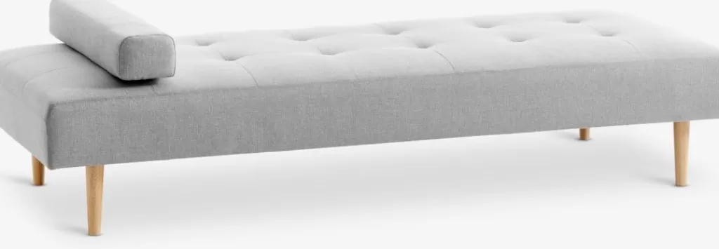 Flash Sale NOREFJELL Tagesbett 200x80 Stoff /eichefarben Hellgrau