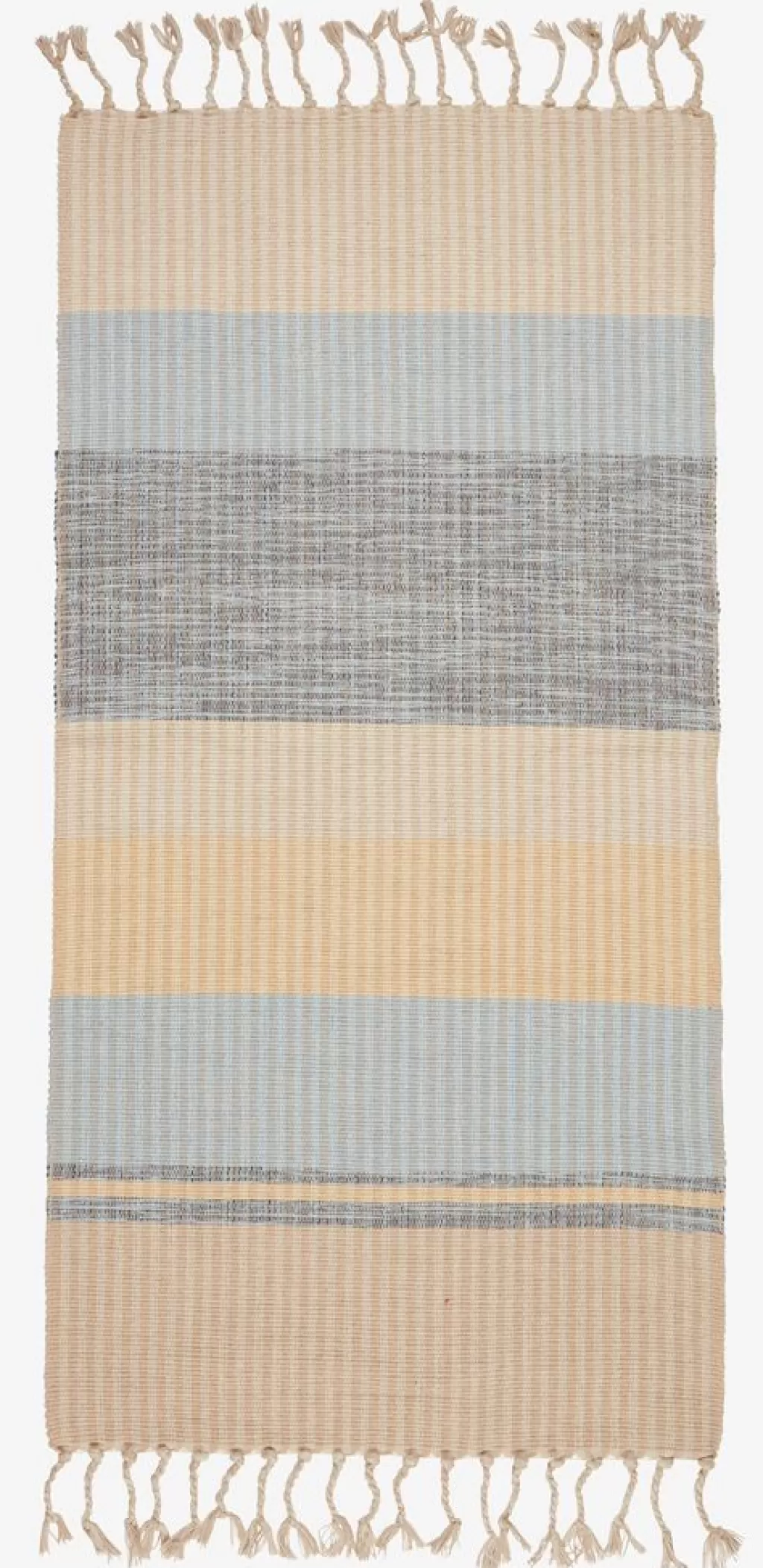 Fashion BJERK Teppich 70x140 beige/blau