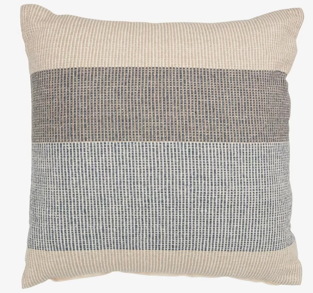 Hot BERGFLETTE Zierkissen 45x45 beige/blau Beige,Blau