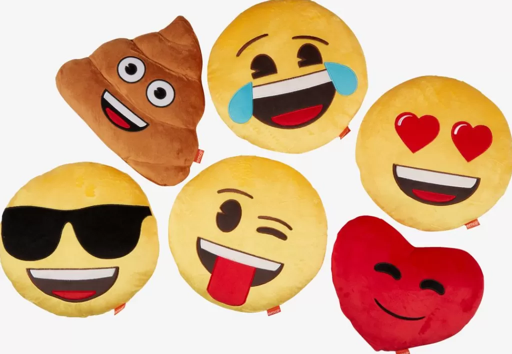 Cheap EMOJI Zierkissen Ø35 div.